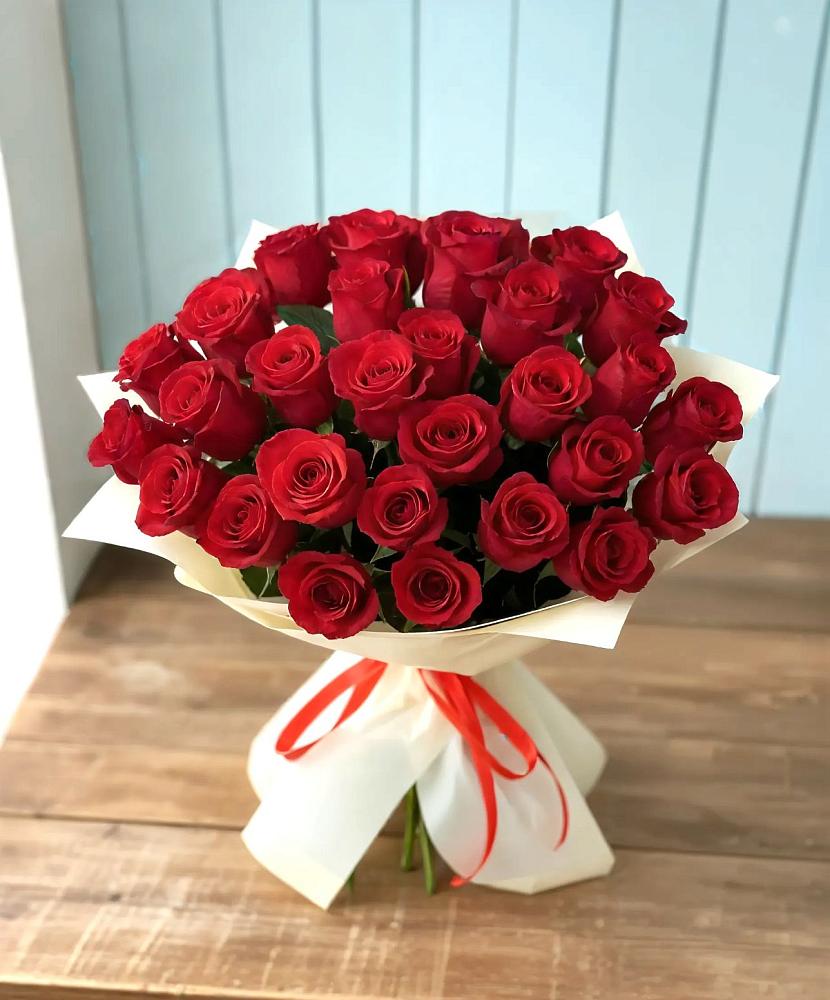 Букет 29 Красных роз в Покрово-Пригородном