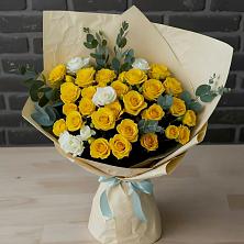 Букет цветов из:  Розы в Покрово-Пригородном