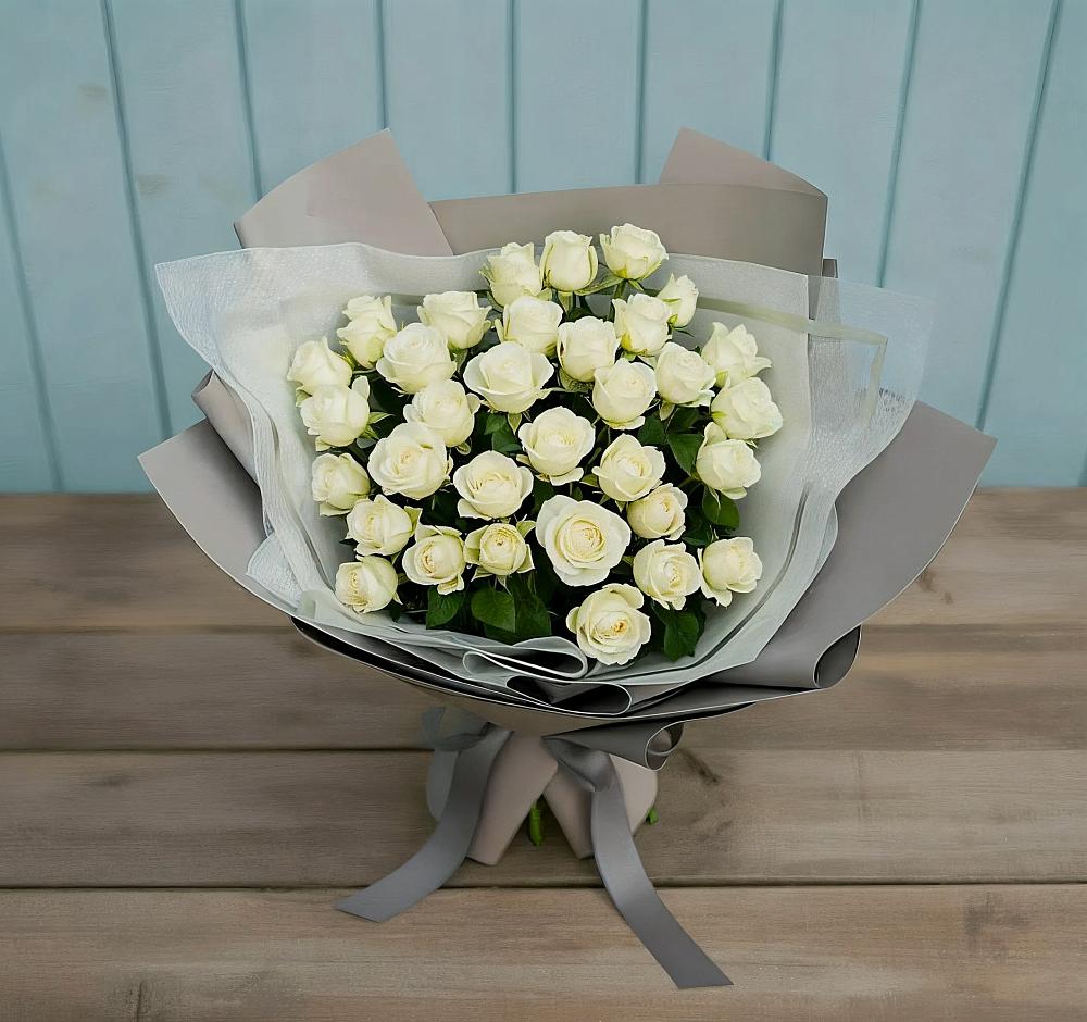 Букет Белоснежная нежность в Покрово-Пригородном