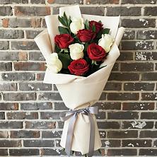 Букет цветов из:  Розы в Покрово-Пригородном