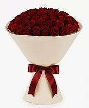Букет 101 Бордовая роза Блэк Бакарра в Покрово-Пригородном