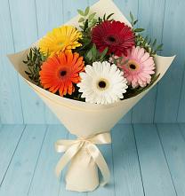 Букет цветов из:  Герберы в Покрово-Пригородном