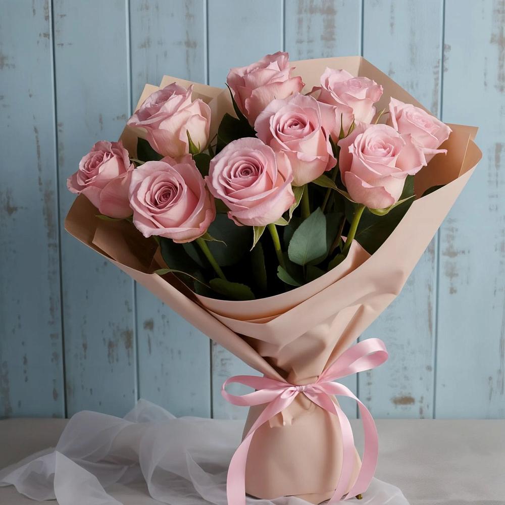 Букет цветов из: Розы в Покрово-Пригородном