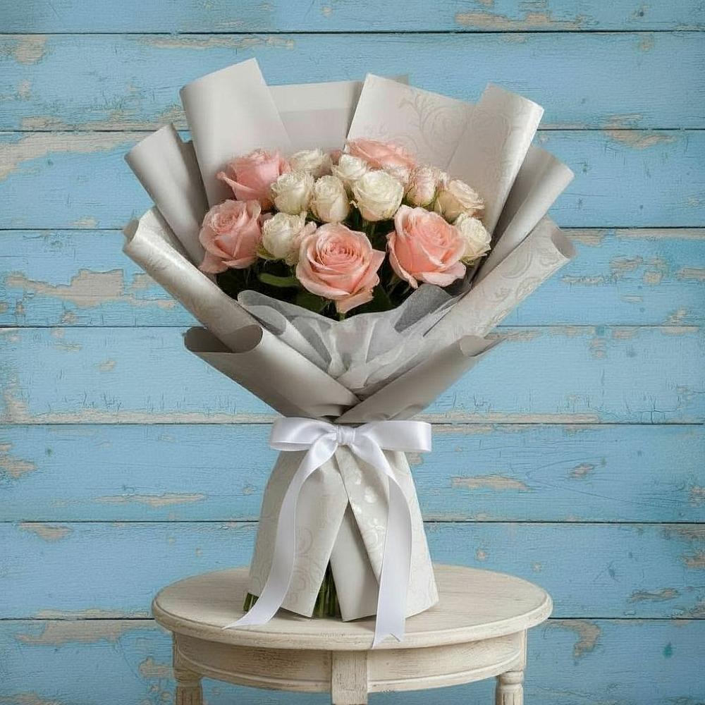 Букет цветов из: Розы в Покрово-Пригородном