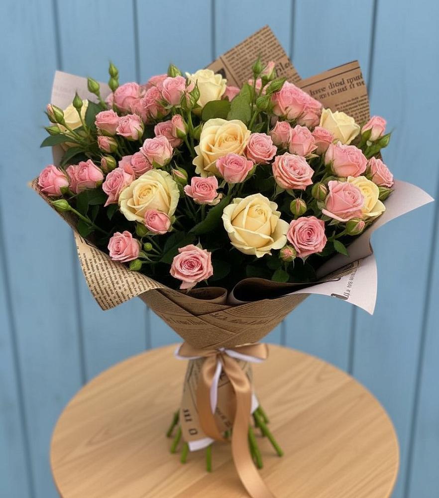 Букет цветов из: Розы в Покрово-Пригородном