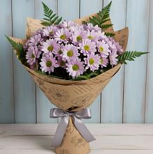 Букет цветов из:  Хризантемы #REPLACE_PRED# Покрово-Пригородном