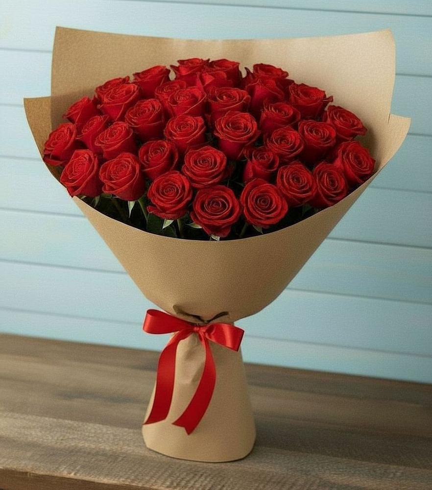 Букет Красные розы Милано в Покрово-Пригородном