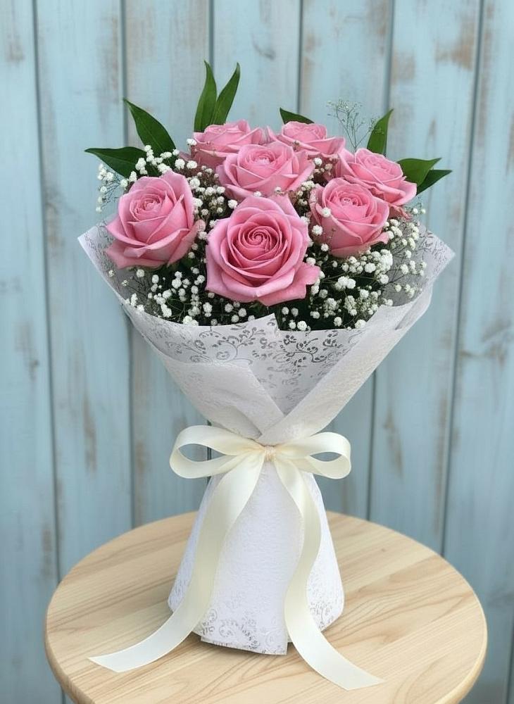 Букет цветов из: Розы в Покрово-Пригородном