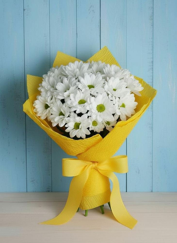 Букет цветов из: Хризантемы в Покрово-Пригородном