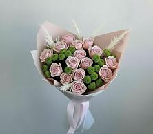 Букет цветов из:  Розы и Хризантемы в Покрово-Пригородном