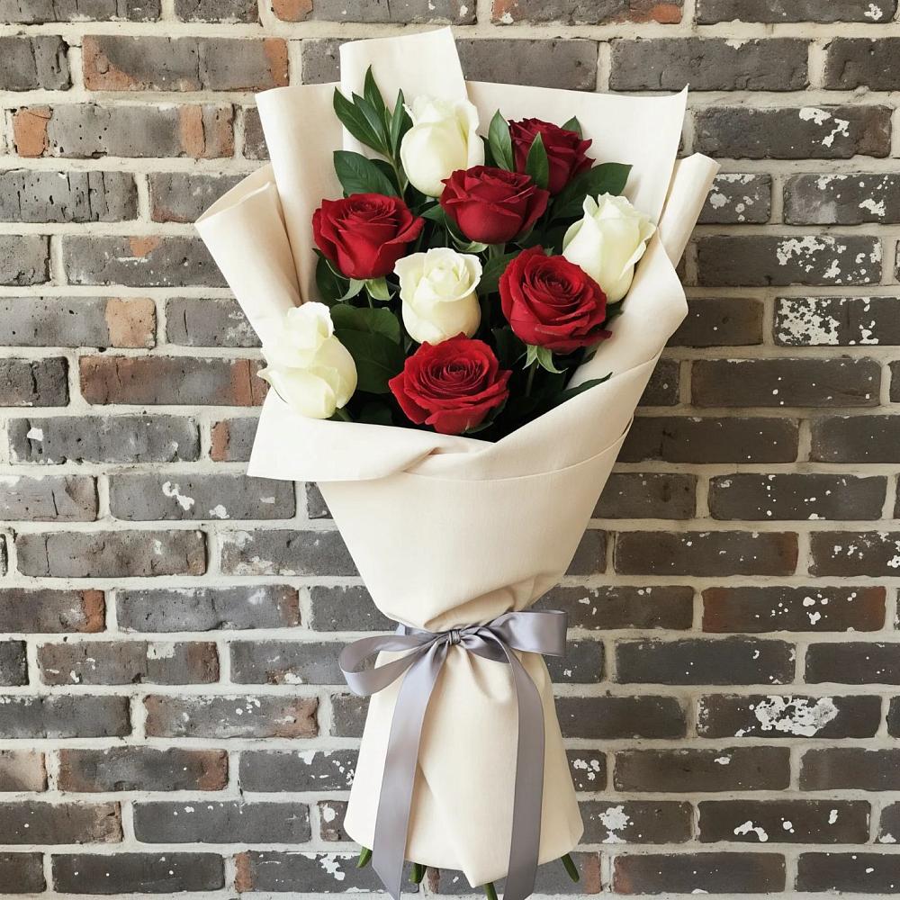 Букет цветов из: Розы в Покрово-Пригородном