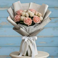 Букет цветов из:  Розы в Покрово-Пригородном