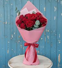 Букет цветов из:  Розы в Покрово-Пригородном