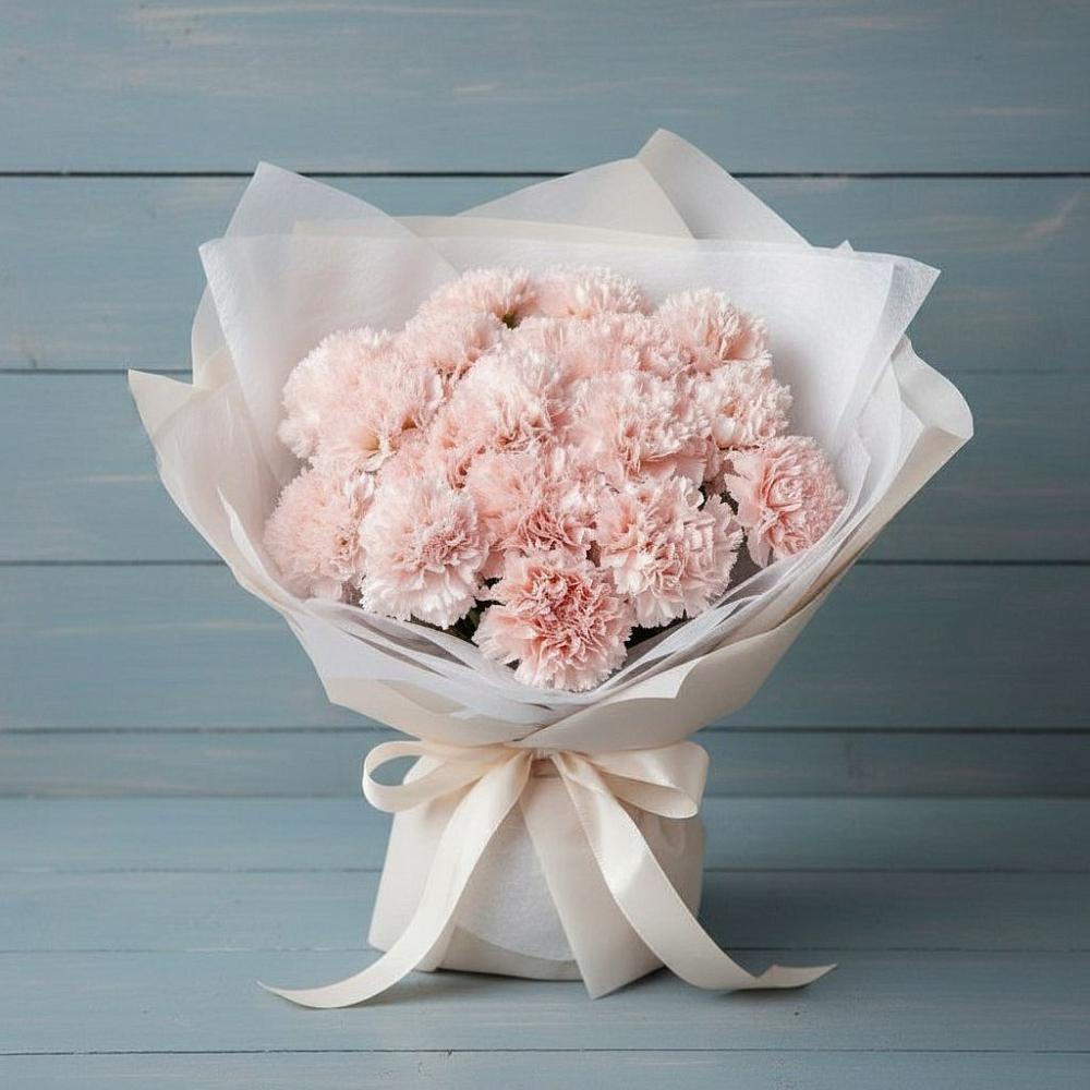 Букет цветов из: Гвоздики в Покрово-Пригородном