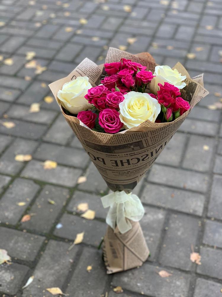 Букет цветов из: Розы в Покрово-Пригородном