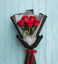 Букет цветов из:  Розы в Покрово-Пригородном