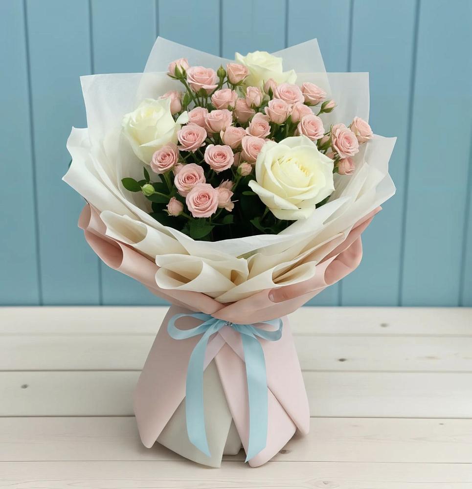 Букет цветов из: Розы в Покрово-Пригородном