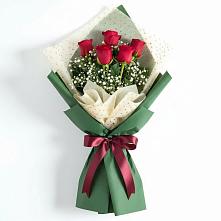 Букет цветов из:  Розы в Покрово-Пригородном