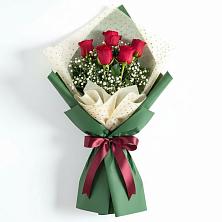 Букет цветов из:  Розы в Покрово-Пригородном