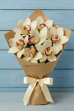 Букет цветов из:  Орхидеи и Розы в Покрово-Пригородном